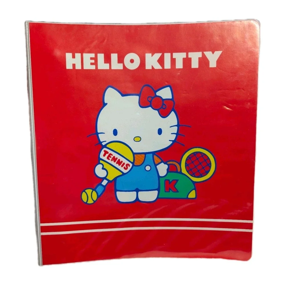 Vintage Hello Kitty 1981 3 Ring Binder And 1985 Calendar Sanrio 1980s 80s